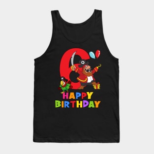 6th Birthday Party 6 Year Old Six Years Tank Top